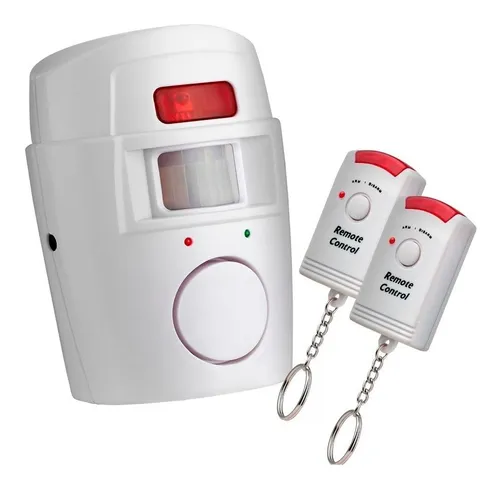 Alarma con Sensor de Movimientos ( 2 Controles Remoto )
