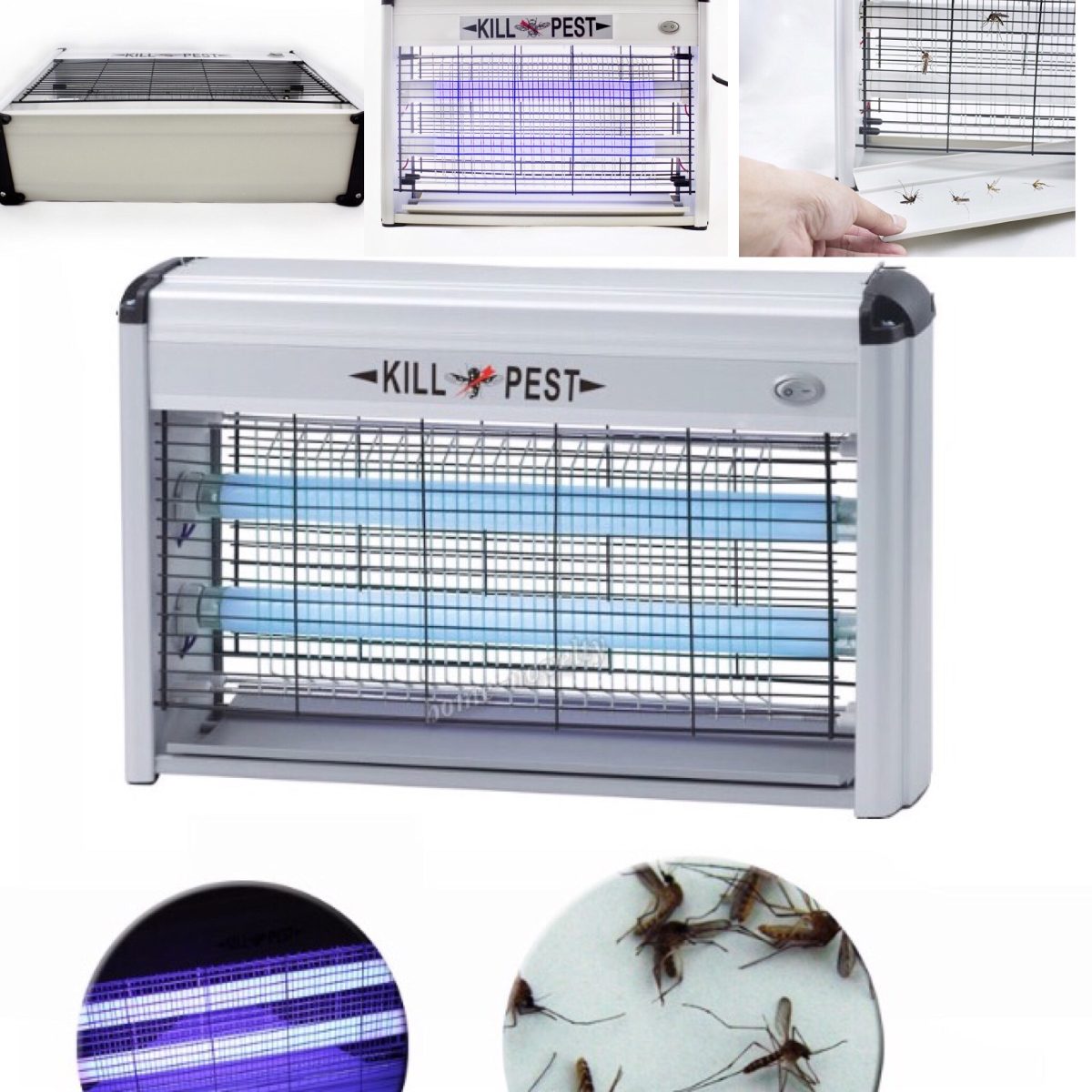 Matamoscas eléctrico 20 Watts