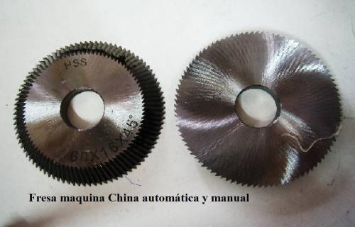 Disco Fresa Para Maquina Copiadora De Llaves Automatica / RH-2A